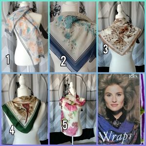 Scarf bundle with retro booklet